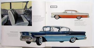 1958 Chevrolet ORIGINAL Sales Brochure Biscayne Nomad Delray Belair Impala Large