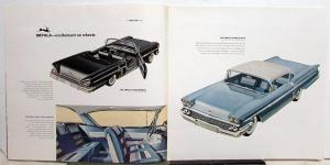 1958 Chevrolet ORIGINAL Sales Brochure Biscayne Nomad Delray Belair Impala Large