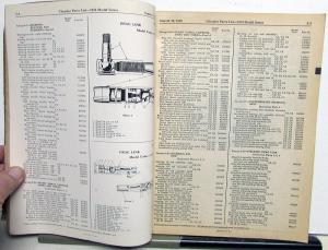 1935 Chrysler Parts List Book Catalog CZ C1 C2 C3 C6 Airstream Airflow Original