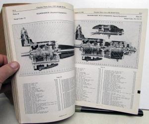 1935 Chrysler Parts List Book Catalog CZ C1 C2 C3 C6 Airstream Airflow Original