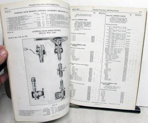 1939 Chrysler Dealer Parts List Book Catalog C22 C23 C24 Royal Windsor Imperial