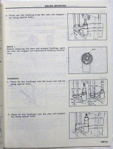 1986 Hyundai Excel Service Shop Repair Manual