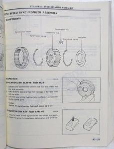 1991 Hyundai Sonata Service Shop Repair Manual