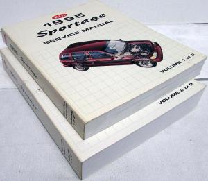 1995 Kia Sportage Service Shop Repair Manual - 2 Volume Set