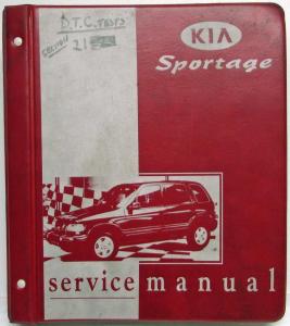 1998 1999 2000 Kia Sportage Service Shop Repair Manual