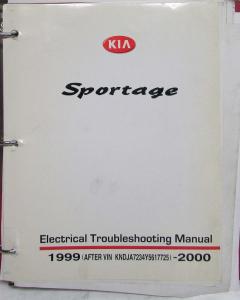 1999-2000 Kia Sportage Electrical Troubleshooting Manual