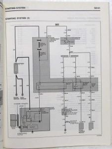 2001 Hyundai Santa Fe Electrical Troubleshooting Manual Supplement