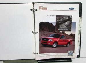 2004 Ford F-150 Color & Upholstery Reference Album Paint Chips Ordering Codes