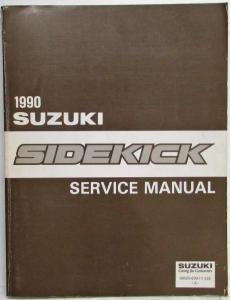 1990 Suzuki Sidekick Service Shop Repair Manual