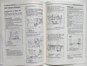 1990 Suzuki Sidekick Service Shop Repair Manual