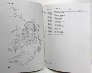 1997 Suzuki Esteem Parts Book Catalog - October - Model Year 1998