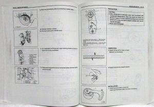 2001 Suzuki Esteem Service Shop Repair Manual - 2 Volume Set