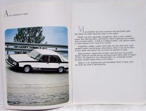 1974 Mercedes-Benz Editors Press Release Folder