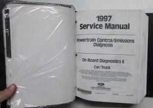 1997 Ford Powertrain Control Emissions Diagnosis Service Manual Car-Truck OBD-II