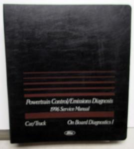 1996 Ford Powertrain Control Emissions Diagnosis Service Manual Truck OBD-I