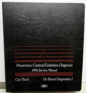 1996 Ford Powertrain Control Emissions Diagnosis Service Manual Truck OBD-I