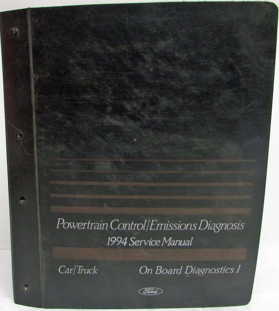 1994 Ford Powertrain Control Emissions Diagnosis Service Manual Car ...