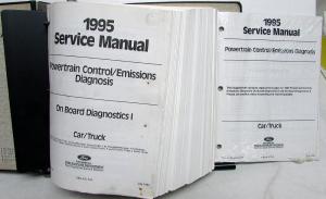 1995 Ford Powertrain Control Emissions Diagnosis Service Manual Car-Truck OBD-I