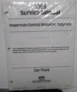 1995 Ford Powertrain Control Emissions Diagnosis Service Manual Car-Truck OBD-I