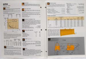 1986 Caterpillar D7H Track-Type Tractor Sales Folder