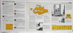 1989 Caterpillar D8L Track-Type Tractor Sales Spec Folder