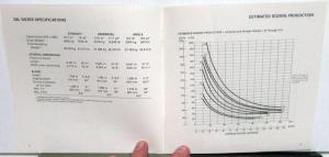 1982 Caterpillar D8L Tractor Performance Data and Cost Factors Booklet