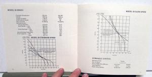 1982 Caterpillar D8L Tractor Performance Data and Cost Factors Booklet