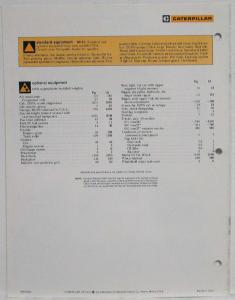 1980 Caterpillar D9H Certified Rebuild Track-Type Tractor Sales Folder