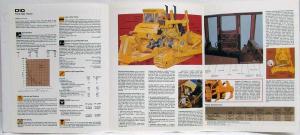 1982 Caterpillar D10 Track-Type Tractor Sales Spec Folder