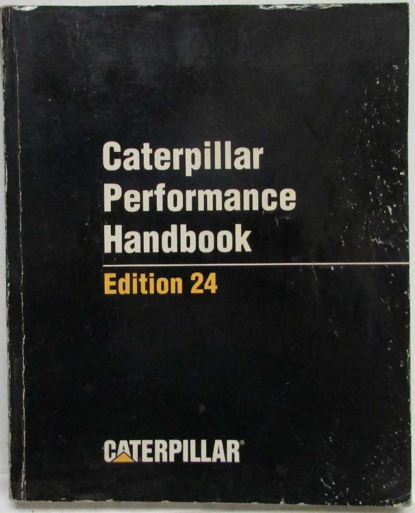 1994 Caterpillar Performance Handbook Edition 24