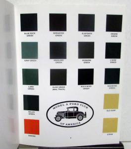 Model A Ford Paint & Finish Guide 2ND Edition REV