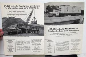 1959 Ford Super Duty Fleet Trucks Info Brochure F950 C850 F1100 T950