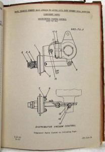 1947-1948 Mack EFU COE Model Truck with EN290 Engine Parts Book - Number 1540