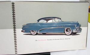 1952 Buick Dealer Presentation Album Roadmaster Super Special Fireball Engine