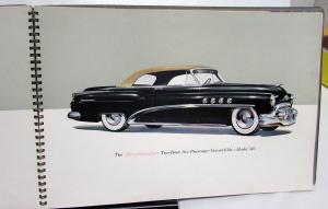 1952 Buick Dealer Presentation Album Roadmaster Super Special Fireball Engine