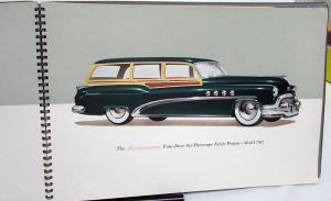 1952 Buick Dealer Presentation Album Roadmaster Super Special Fireball Engine