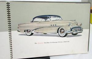 1952 Buick Dealer Presentation Album Roadmaster Super Special Fireball Engine