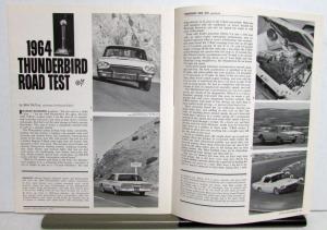 1964 Ford Motor Trend Car Of The Year Brochure Turino Galaxie Falcon Thunderbird