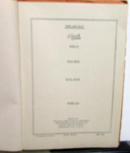 1942 Mack Truck FP Model with EN 354 Engine Parts Book - Number 1372