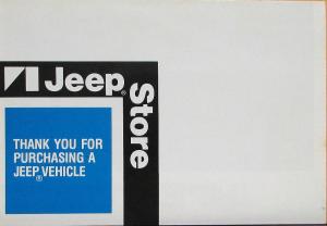 1979 Jeep Store Accessories Sales MAILER Brochure Folder Original