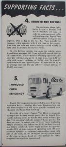 1953 Fageol Van Profit Facts Twin Coach Co Sales Brochure Folder Original