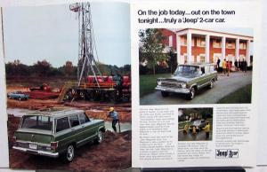 1970 Jeep Wagoneer The 2-Car Car Sales Brochure