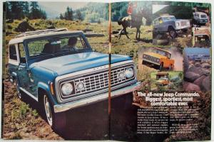 1972 Jeep with the Guts to Come on Stronger than Ever Sales Brochure