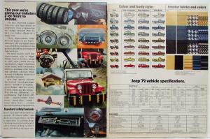 1972 Jeep with the Guts to Come on Stronger than Ever Sales Brochure