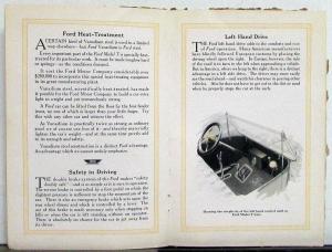 1913 1914 Ford Model T Touring Runabout Town Car Sales Brochure Catalogue Orig