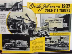 1937 Ford TRUK-AGE V8 Delivery Homicide Car Truck Terrible Terry Original Mailer