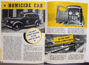 1937 Ford TRUK-AGE V8 Delivery Homicide Car Truck Terrible Terry Original Mailer