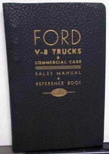 1938 Ford Trucks & Commercial Cars Sales Manual Reference Data Book Pickup Panel