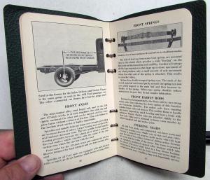 1938 Ford Trucks & Commercial Cars Sales Manual Reference Data Book Pickup Panel