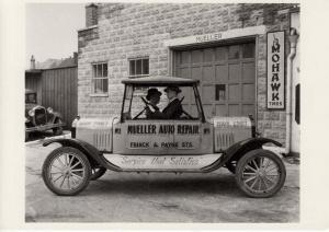 1917-1937 Ford Cars Set of 4 Vintage Postcards